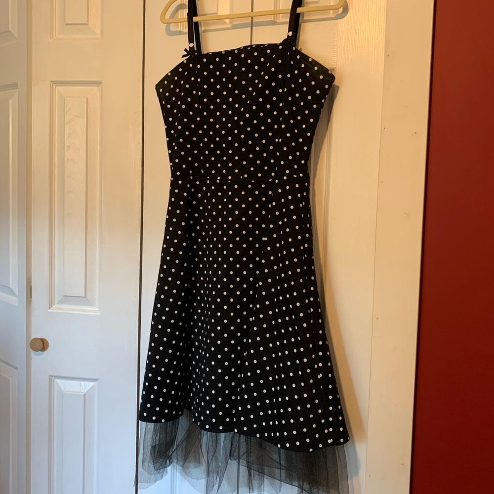 Retro polka dot dress